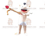 Cupid BIGGYMONKEYmascot costume, angel costume, baby with bow