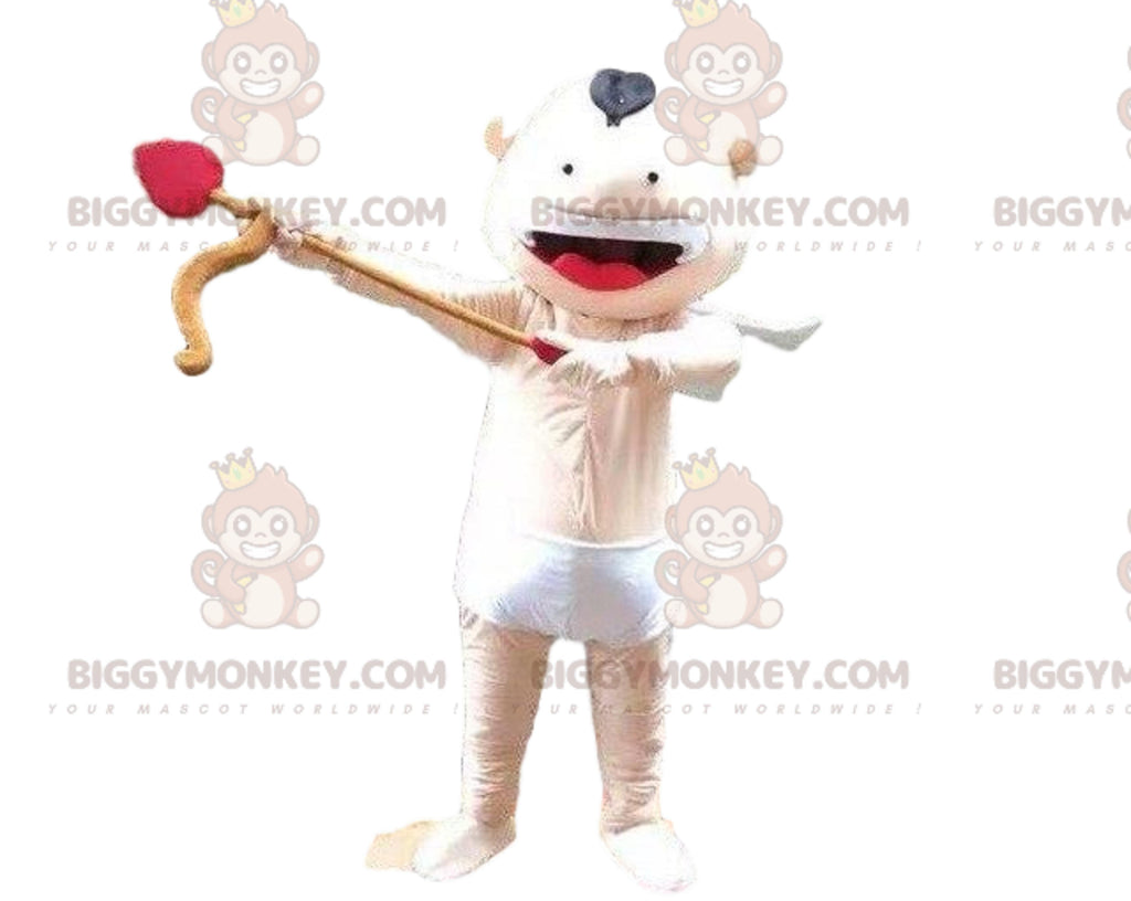 Cupid BIGGYMONKEYmascot costume, angel costume, baby with bow