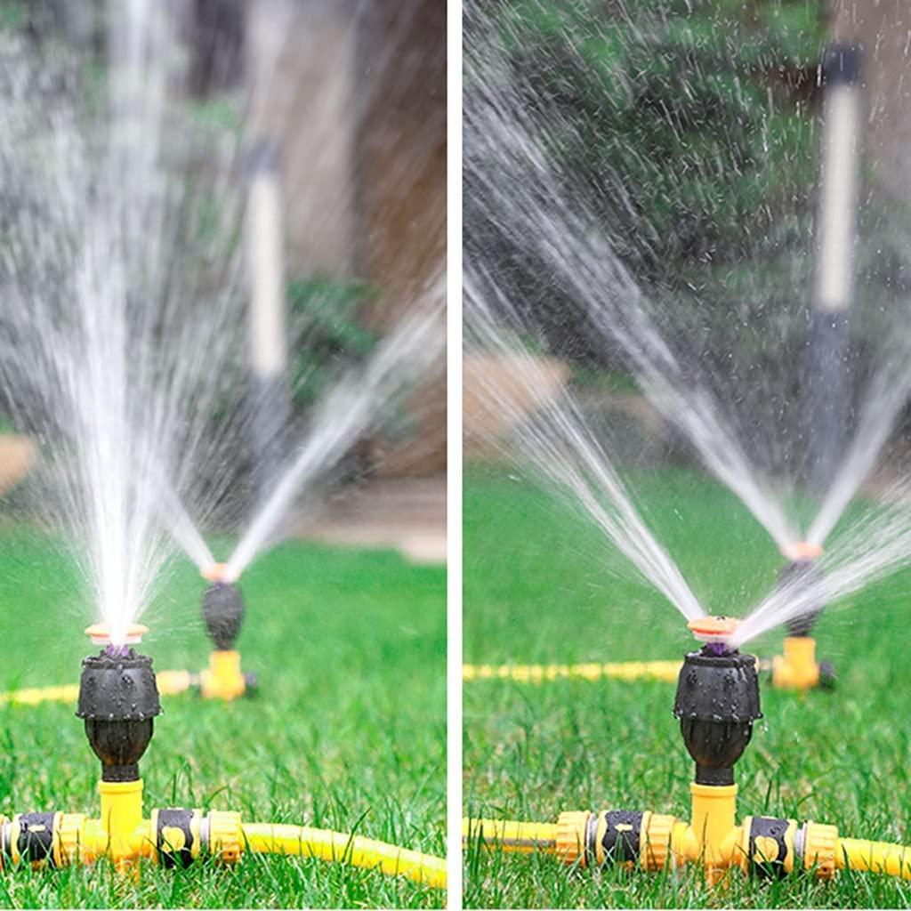 BBGS Ground Plug Garden Sprinkler with Tube, Automatic Lawn Water Sprinkler 360° Rotating Adjustable Lawn Sprinkler System for Lawn Grass Irrigation (Size : 30m)