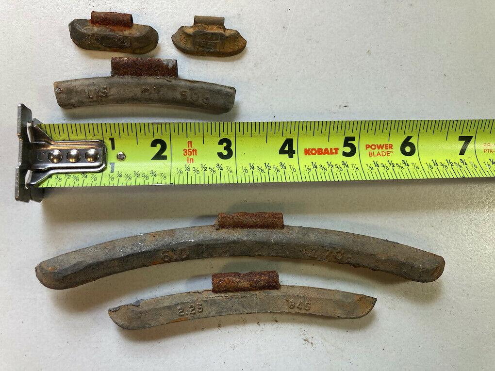 LOT of 56lbs - Clip On Tire Wheel Weights Lead - Zinc - Reuse - Scrap - Car Auto