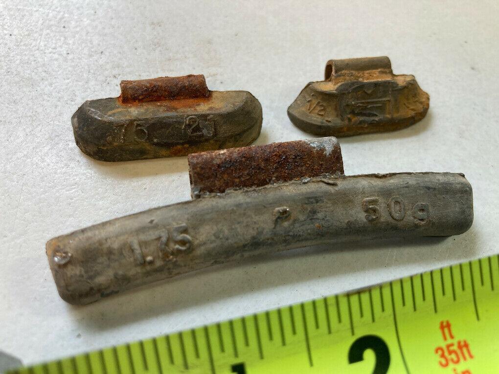 LOT of 56lbs - Clip On Tire Wheel Weights Lead - Zinc - Reuse - Scrap - Car Auto