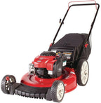 Gas Mower 140 cc Walk Behind Push with 2-in-1 cutting TriAction Cutting System