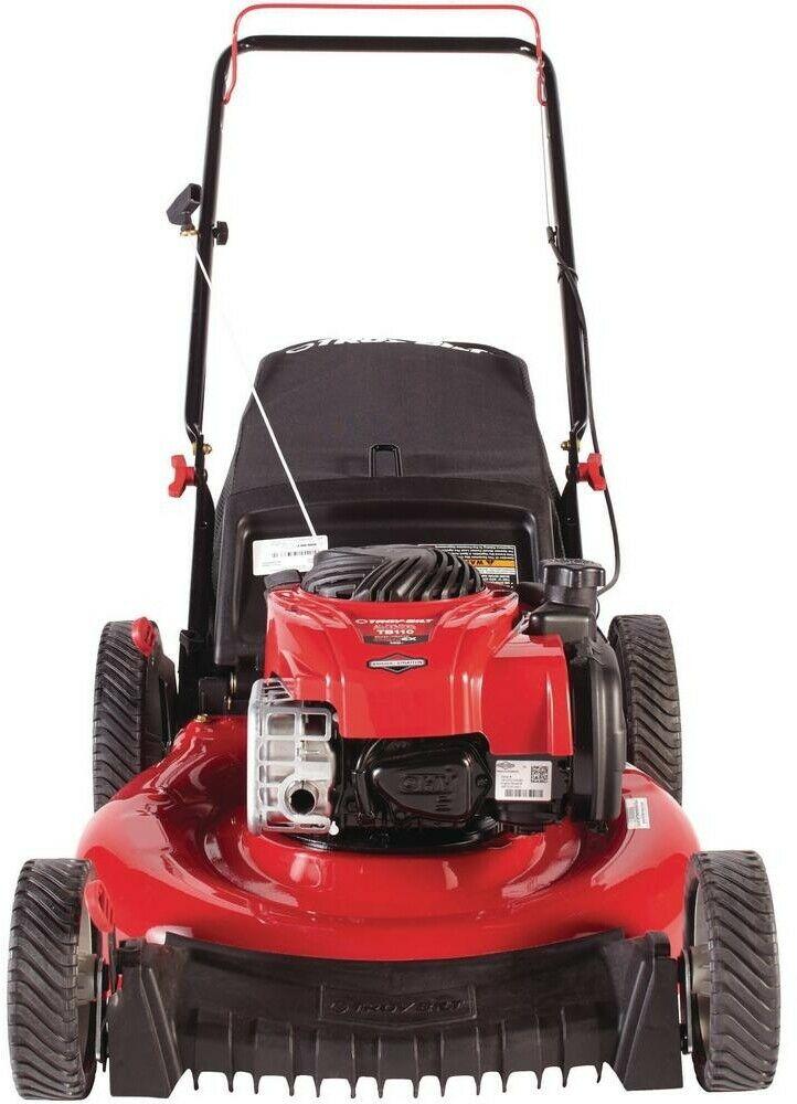 Gas Mower 140 cc Walk Behind Push with 2-in-1 cutting TriAction Cutting System