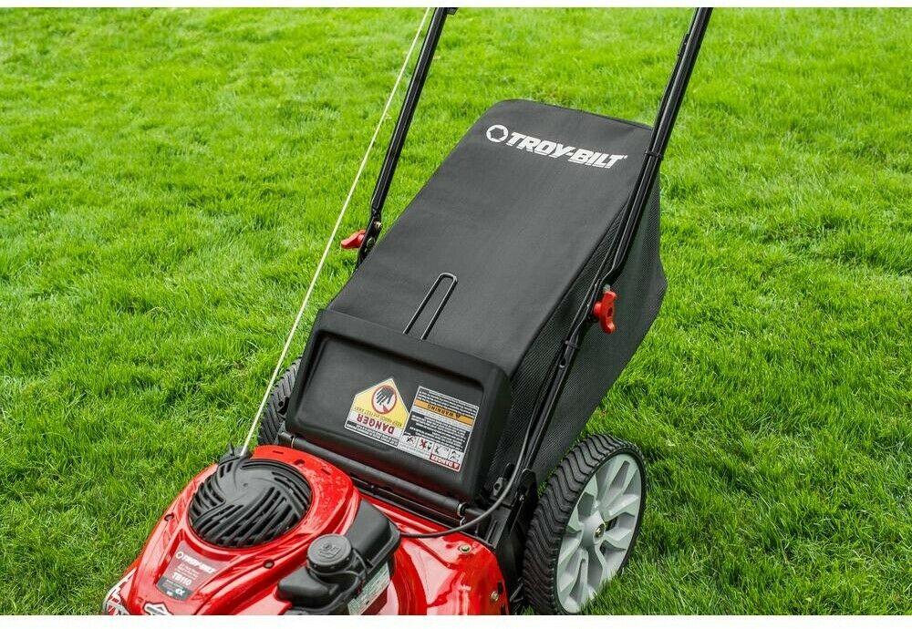 Gas Mower 140 cc Walk Behind Push with 2-in-1 cutting TriAction Cutting System