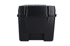 Tool Box - 21" x 11" x 10" Mobile Tool Carrier with Moulded ABS Plastic Construction & Dual Latching Metal Clasp  - CPS20 , Black