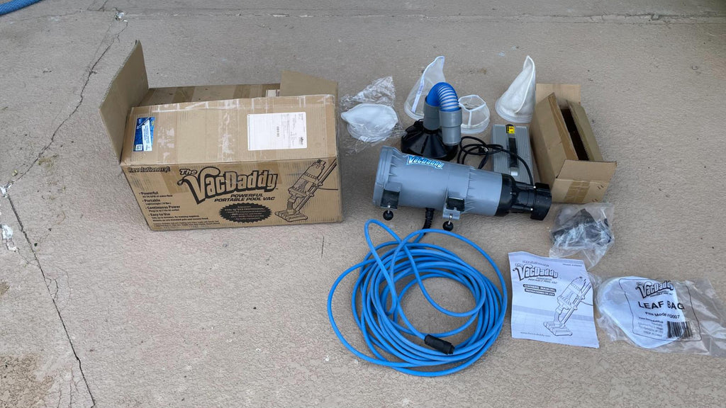 vacdaddy vac daddy powerful portable swimming pool vacuum plus vac to waste