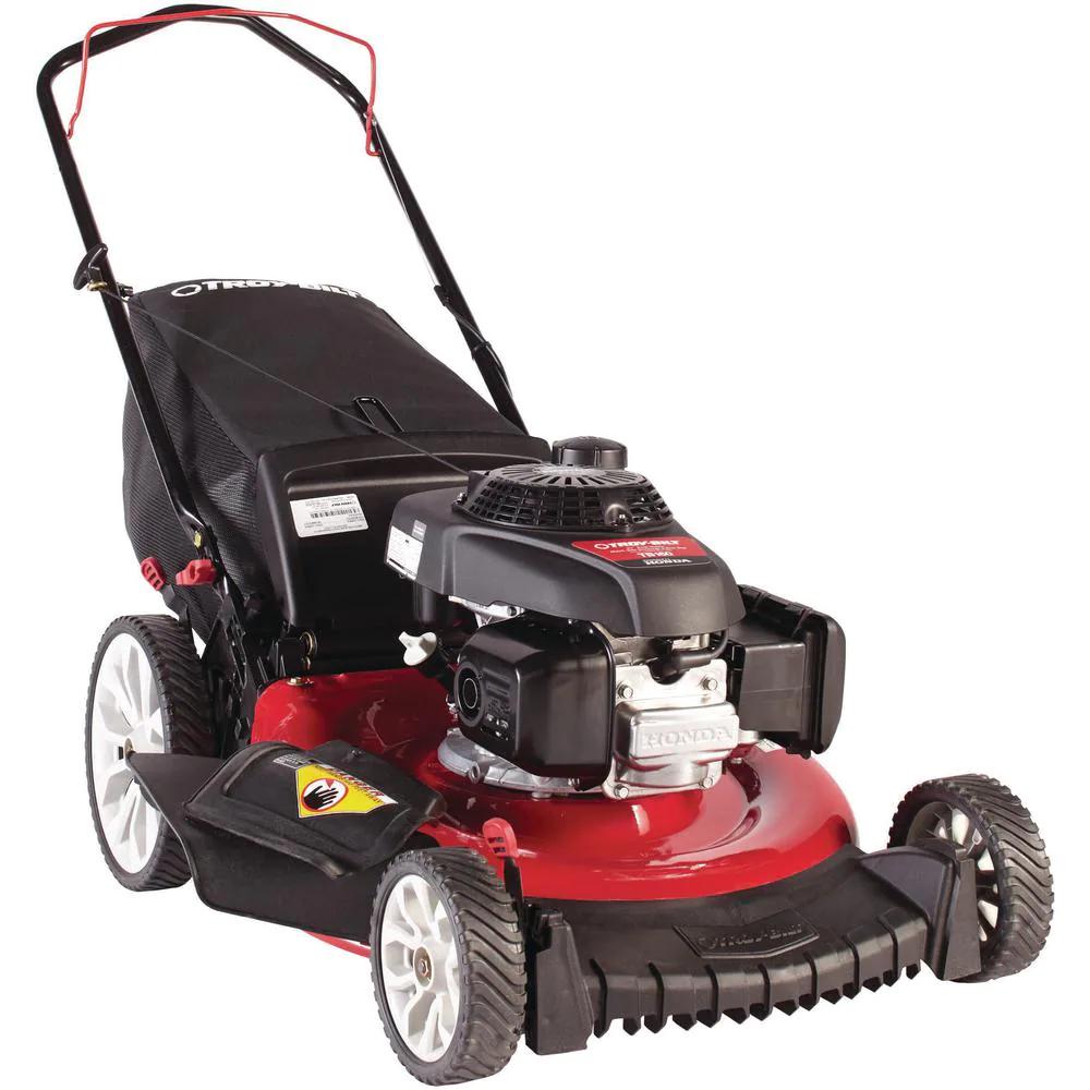 Push Lawn Mower 21 in. 160cc 15 Gauge Engine Gas Pull Cord High Wheel