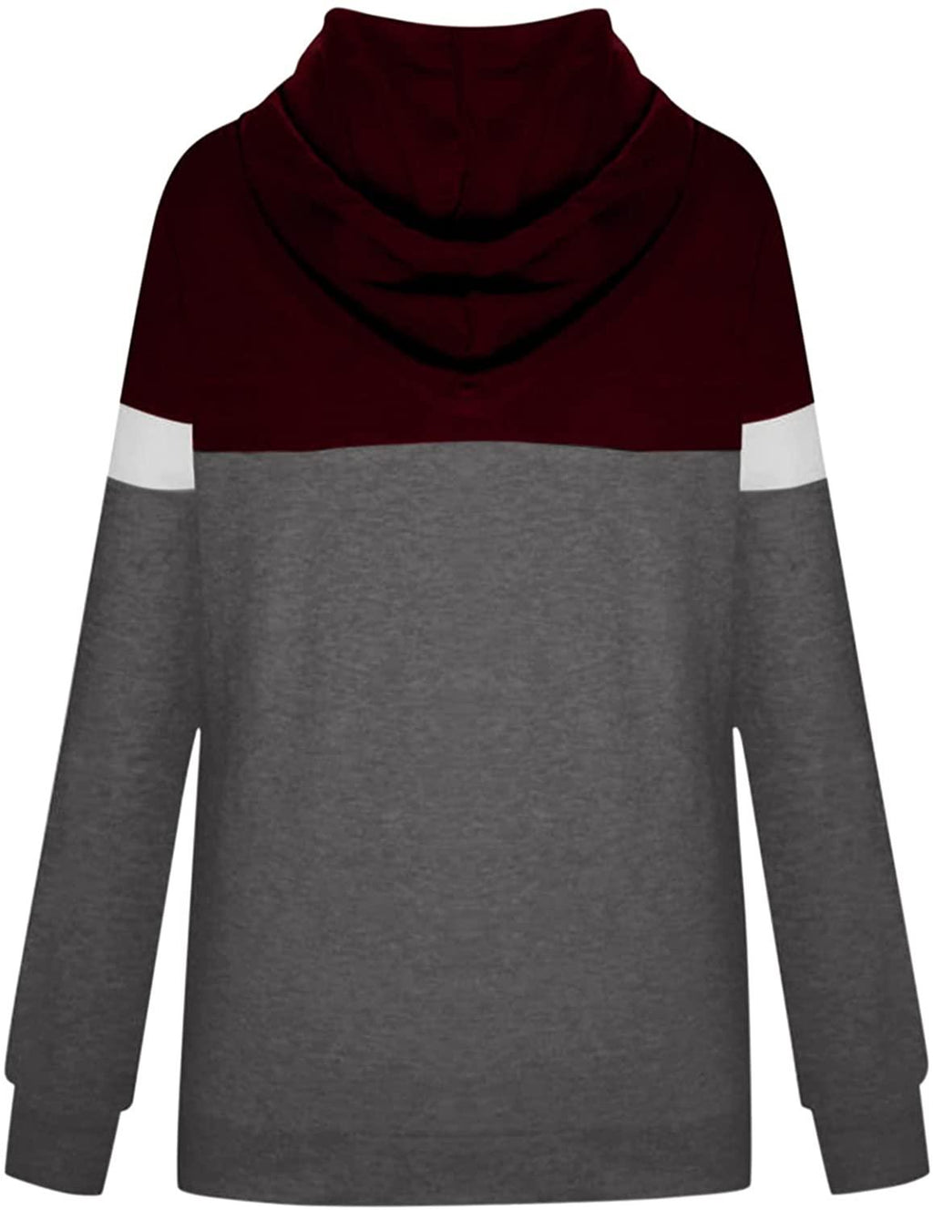 Women's V-Neck Button Causal Long Sleeve Tops Henley Blouse Loose T Shirt