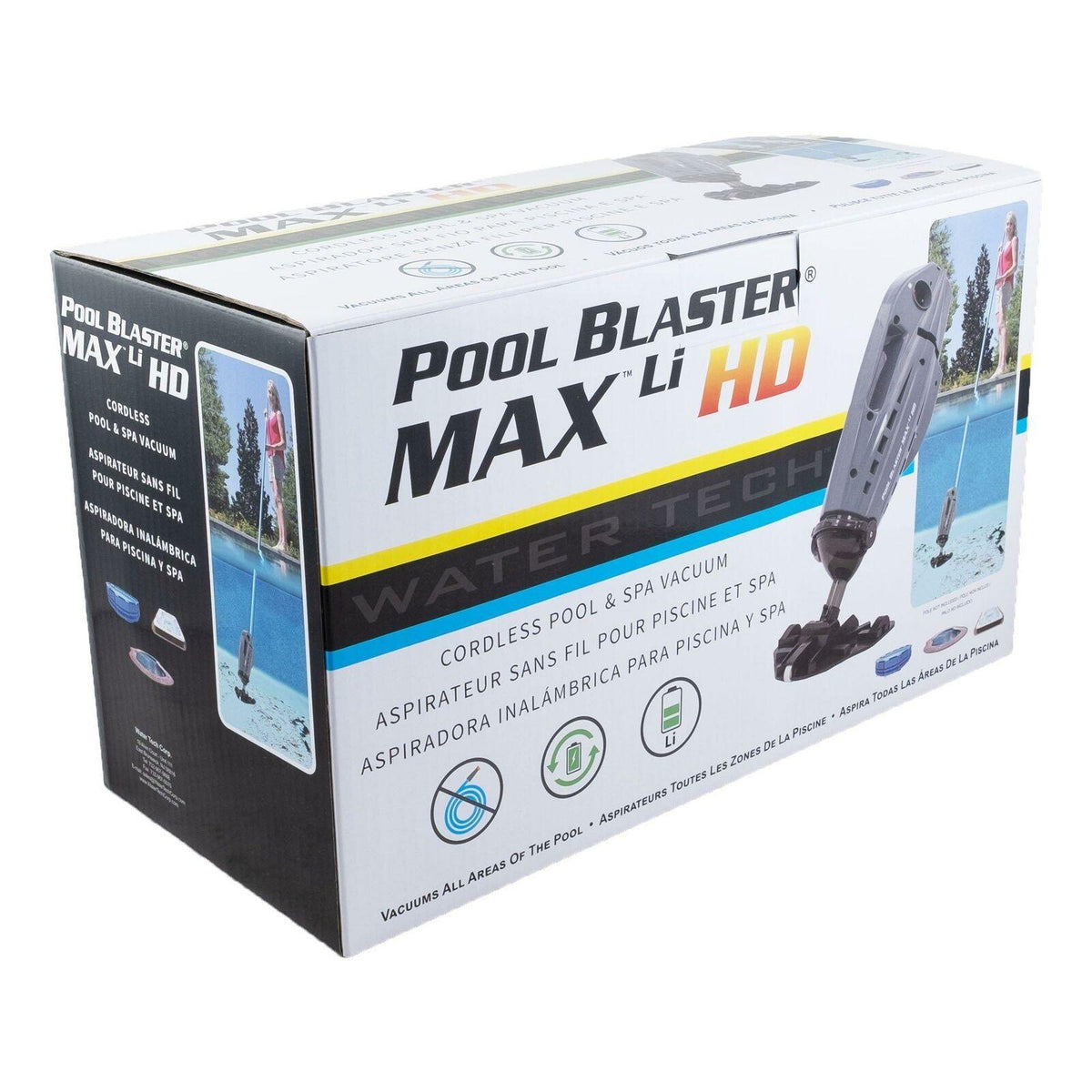 water tech pool blaster max li hd cordless pool and spa vacuum 32000hl