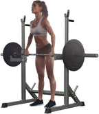 Adjustable Squat Rack Multi-Function Barbell Rack Dip Stand Barbell Stand Weight Lifting Rack Home Gym Fitness Weight Lifting Bench Press Dipping Station