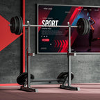 Squat Rack, Multi-Function Adjustable Barbell Rack, Max Load 500 LBS Bench Press Stands, Adjustable Weight Rack Dip Stand Fitness Barbell Bench Home Gym