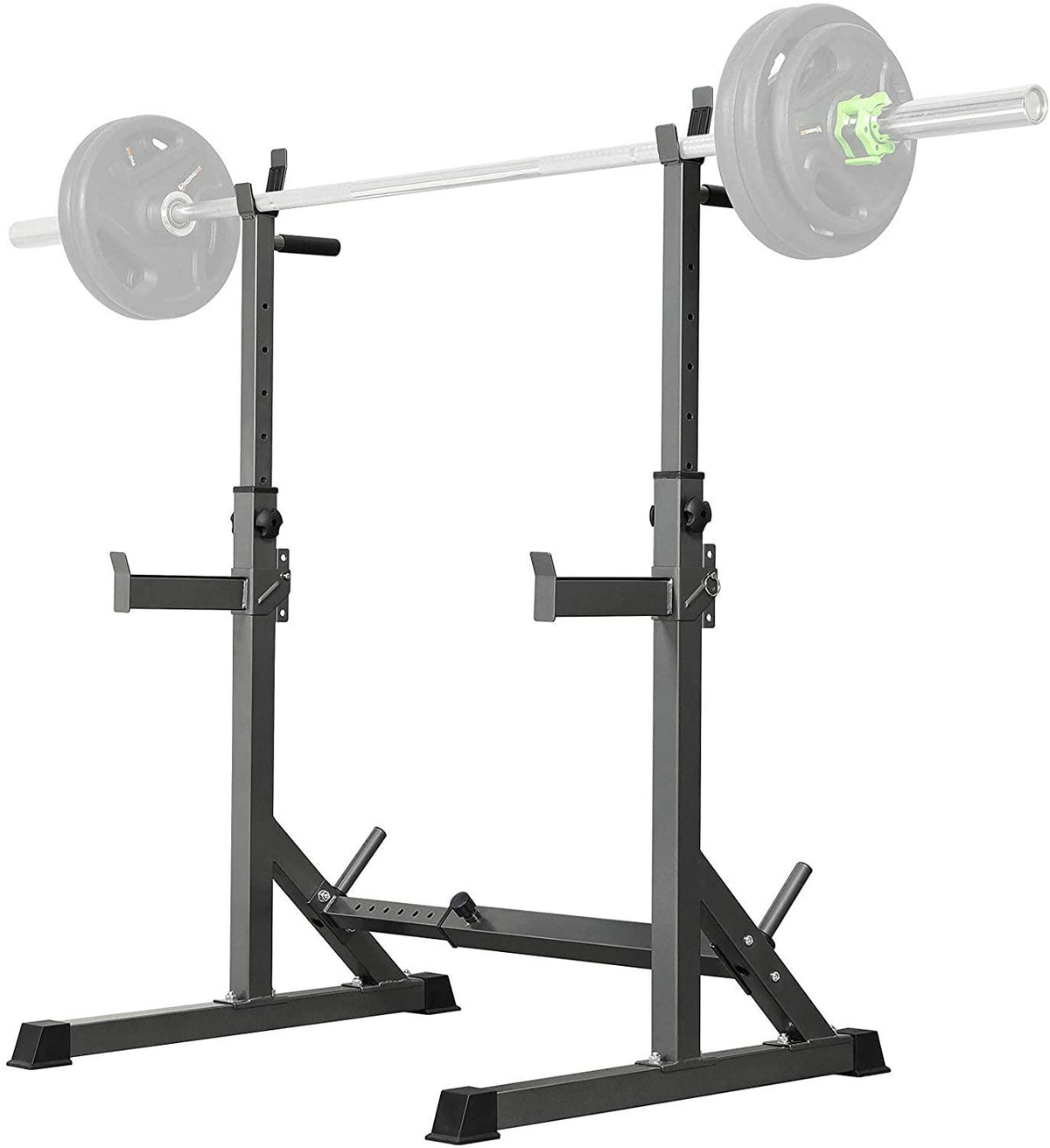 Squat Rack, Multi-Function Adjustable Barbell Rack, Max Load 500 LBS Bench Press Stands, Adjustable Weight Rack Dip Stand Fitness Barbell Bench Home Gym