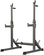 Squat Rack, Multi-Function Adjustable Barbell Rack, Max Load 500 LBS Bench Press Stands, Adjustable Weight Rack Dip Stand Fitness Barbell Bench Home Gym