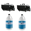 American DJ Mister Kool II Fog Machine (2) &amp; HDF 1 Gallon Fog/Smoke Juice (2)