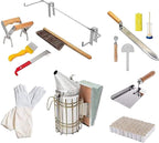 newmind 14x kit beekeeping equipment tools set kit supplies bee hive smoker brush tools