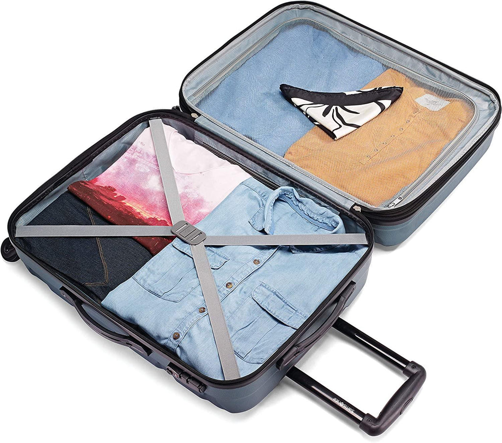 Omni PC Hardside Expandable Luggage with Spinner Wheels, Teal, 3-Piece Set (20/24/28)