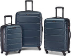 Omni PC Hardside Expandable Luggage with Spinner Wheels, Teal, Carry-On 20-Inch