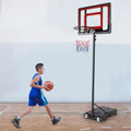 Clearance Sale! In-Ground Basketball System with Adjustable-Height Tempered Glass Backboard and Pro-Style Breakaway Rim