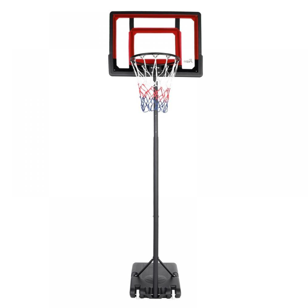 Clearance Sale! In-Ground Basketball System with Adjustable-Height Tempered Glass Backboard and Pro-Style Breakaway Rim