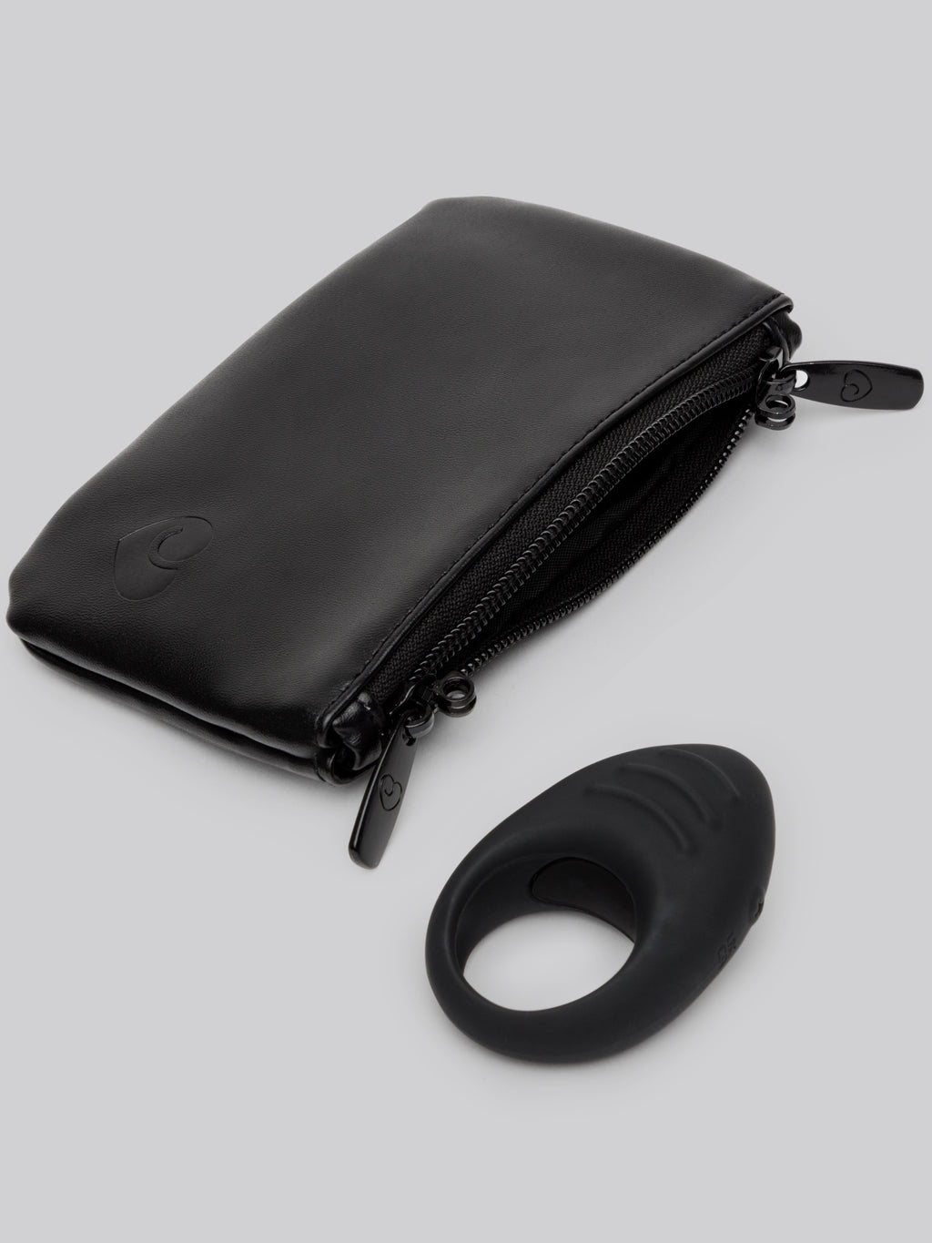Desire Luxury Rechargeable Vibrating Cock Ring, Black
