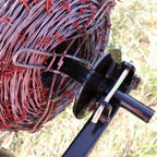 titan distributors inc. barbed wire unroller bolt on atv or 2" receiver hitch compatible and for fencing