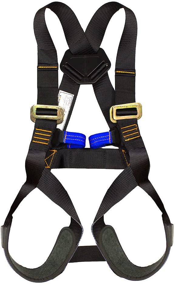Fusion Climb Kids Backyard Zip Line Kit Harness Lanyard Trolley Bundle FK-K-HLT-05