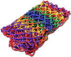 Braided Rope Net Color Rope Net Child Safety Net Outdoor Climbing Net Playground Playground Stadium Isolation Protection Net Climbing Net, Multi-Size Optional