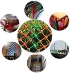 Braided Rope Net Color Rope Net Child Safety Net Outdoor Climbing Net Playground Playground Stadium Isolation Protection Net Climbing Net, Multi-Size Optional