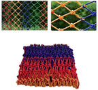 Braided Rope Net Color Rope Net Child Safety Net Outdoor Climbing Net Playground Playground Stadium Isolation Protection Net Climbing Net, Multi-Size Optional