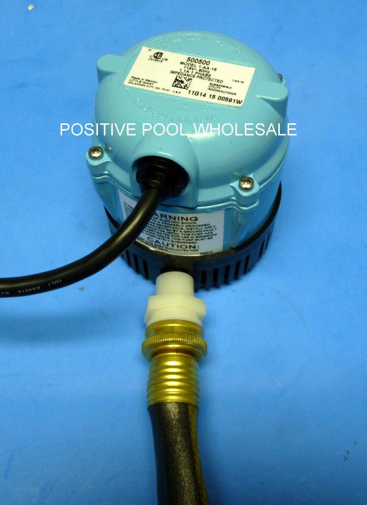 little giant 500500 swimming pool winter cover pump 170 gph