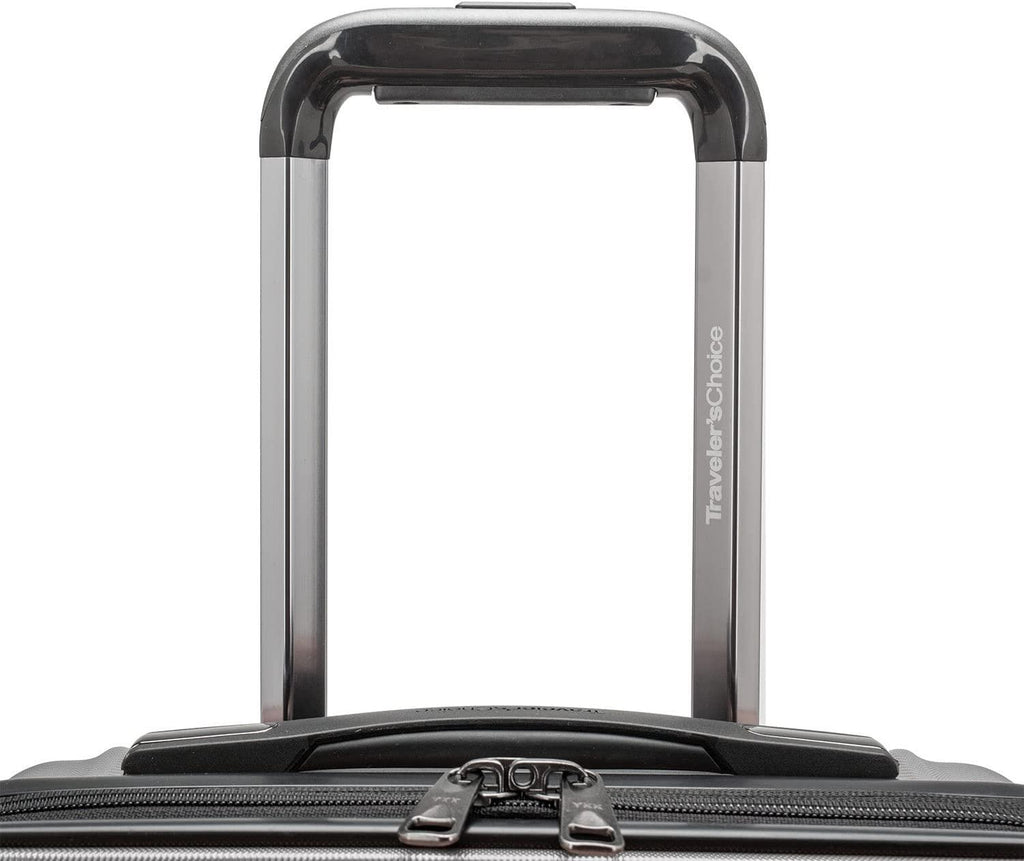 Archer Polycarbonate Hardside Spinner Luggage Set, Grey, Checked 29-Inch