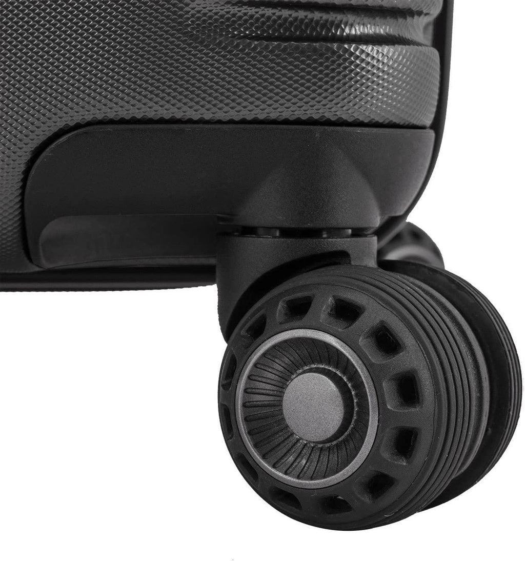 Archer Polycarbonate Hardside Spinner Luggage Set, Grey, Checked 29-Inch
