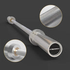 RitFit 4 Ft., 5 Ft., 6 Ft. Olympic Barbell Bar, General Purpose Weight Bar Suitable for Olympic Lifts and Power Lifts