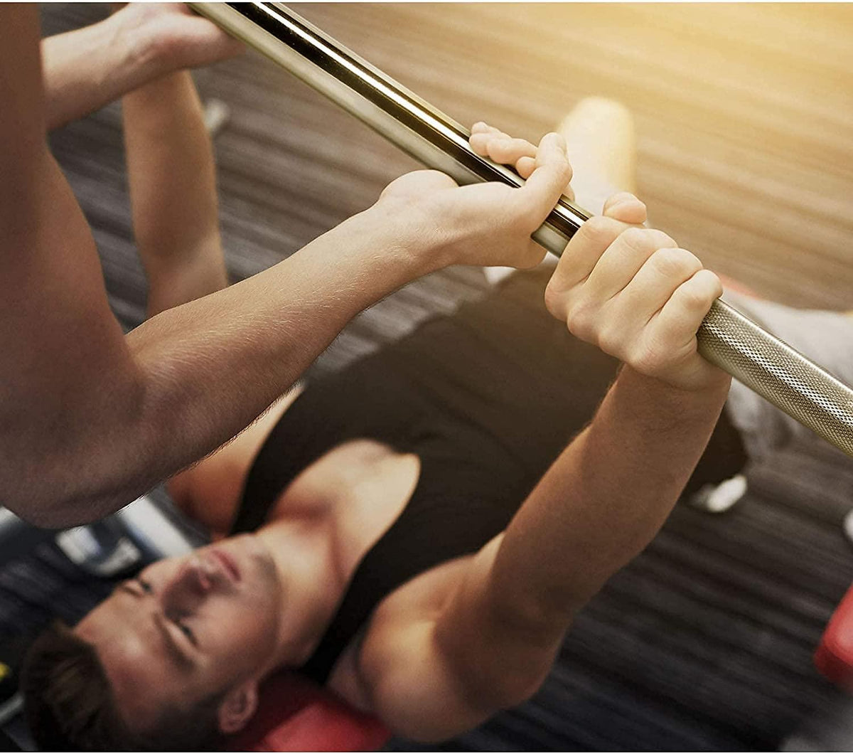 RitFit 4 Ft., 5 Ft., 6 Ft. Olympic Barbell Bar, General Purpose Weight Bar Suitable for Olympic Lifts and Power Lifts