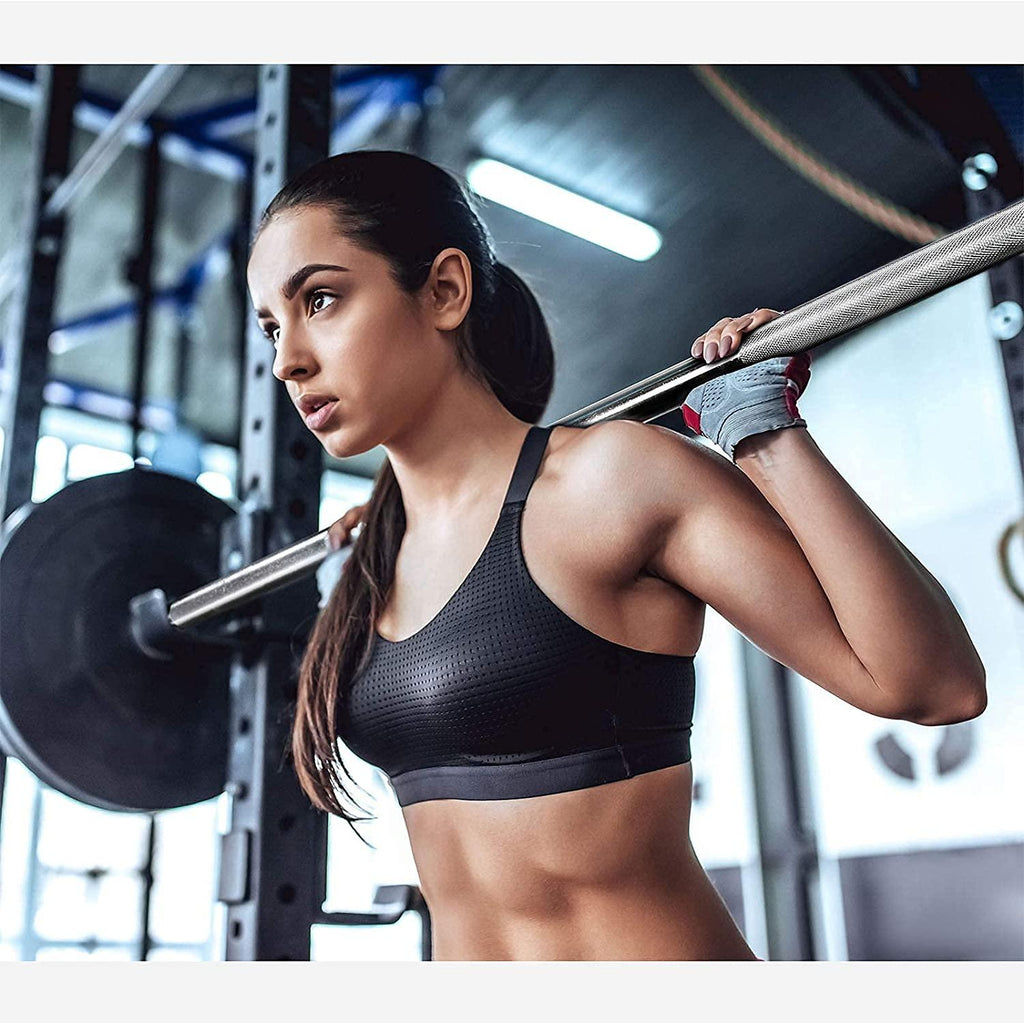 RitFit 4 Ft., 5 Ft., 6 Ft. Olympic Barbell Bar, General Purpose Weight Bar Suitable for Olympic Lifts and Power Lifts