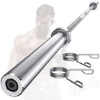 Dripex Olympic Bar for Weightlifting and Power Lifting Barbell, 1000-Pound Capacity