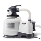 intex 2800 gph above ground pool sand filter pump and automatic pool vacuum