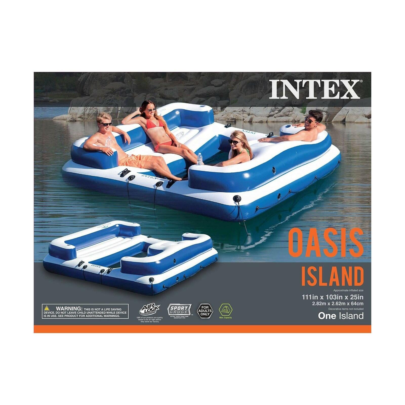 Oasis Island Inflatable Relax Station