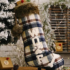 ZMDZA 2PS Decor Christmas Stockings Pet Dog StocPaw Christmas Socks Bags Fireplace Decoration Chimneys Cane