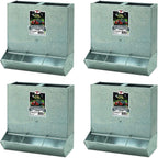little giant bpf3 heavy duty mountable 3 hole baby piglet livestock trough feeder, 9 pound capacity (4 pack)