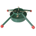 3 Pk Welded Red &amp; Green 29.75" Dia X 6.25" Trunk SIze Christmas Tree Stand 7304