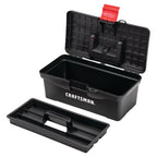 Tool Box, Lockable, 13 in., Red/Black (CMST13004)