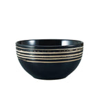 Bryson Black 16 Piece Dinnerware Set, Service for 4