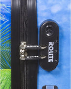 Palm Tree Hardside 3-Piece Spinner Luggage Set