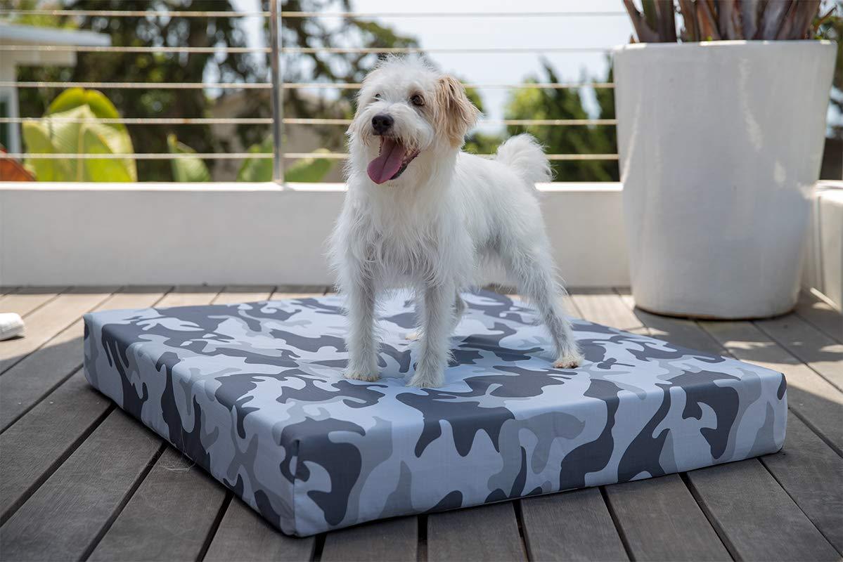 K9 Ballistics Tough Orthopedic Dog Bed Rectangle, Nearly Indestructible &amp; Chew Proof, Chew Resistant, Small Medium &amp; LarOrtho Pillow for Chewing Puppy, Joint Support Mattress, Foam Dog Mat