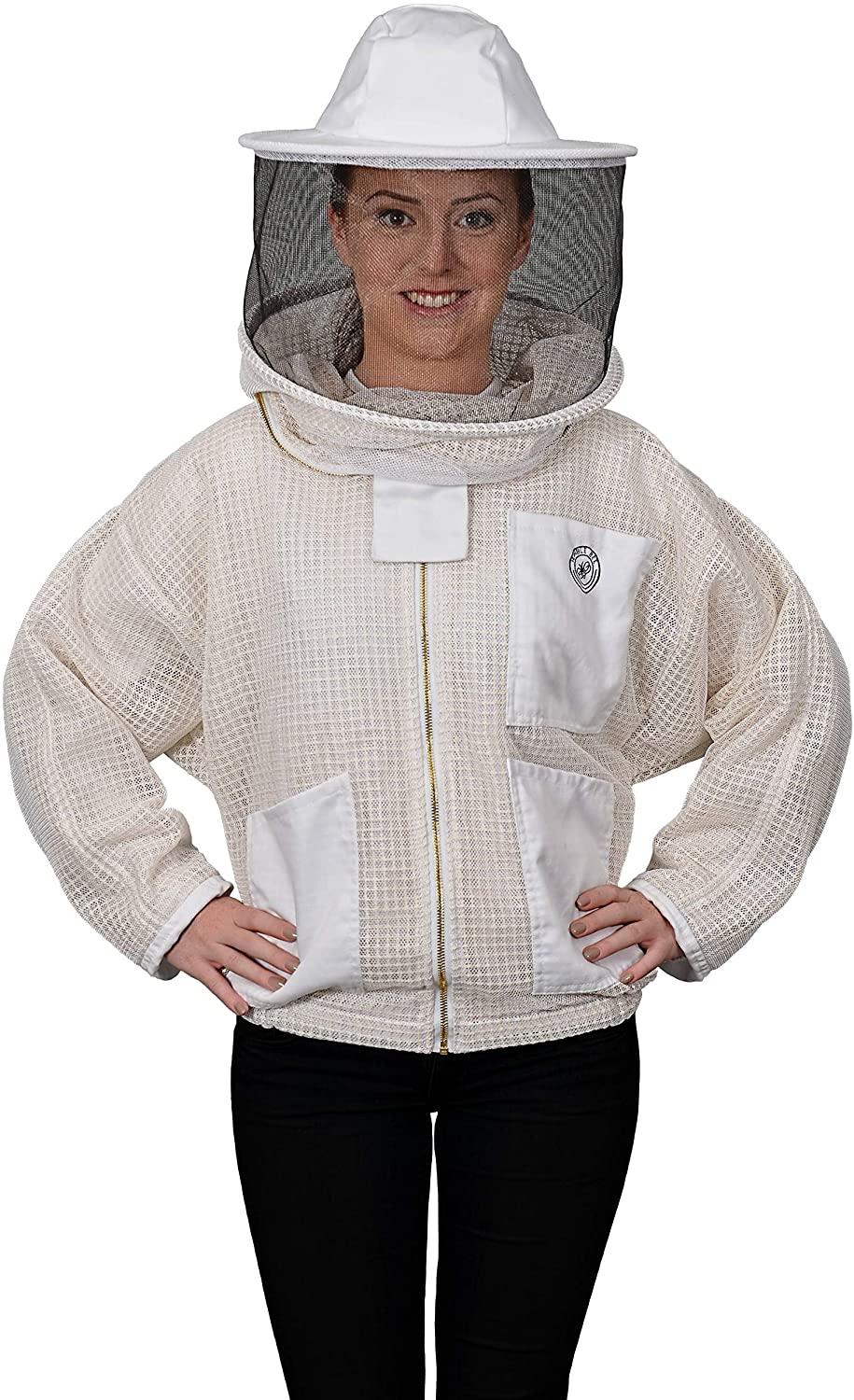 humble bee 320 aero beekeeping jacket with round veil