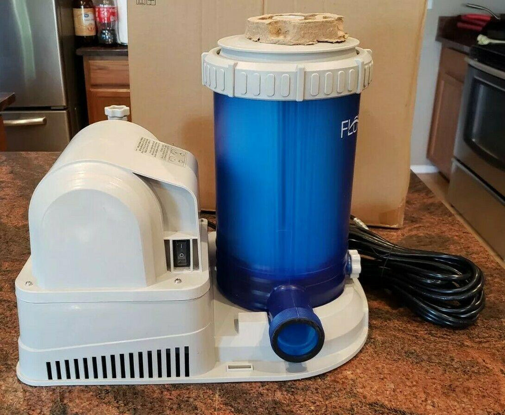 flowclear 90474e 2500 gph swimming pool filter pump 22’ 18’ coleman bestway new