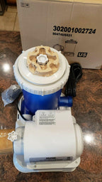 flowclear 90474e 2500 gph swimming pool filter pump 22’ 18’ coleman bestway new