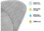 sun2solar 1600 series clear oval swimming pool solar covers - (choose size)