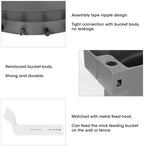 xiangxin high capacity durable livestock milk feed bucket, 38l milk feed bucket, plastic safe for cattle livestock feed bucket calf